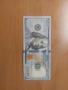 100 dollar bill star note 2017a - Picture 1 of 2