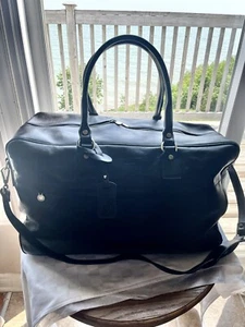 Bolso de Lona Persaman New York Weekender Negro Italiano Extra Grande $1000 - Imagen 1 de 12