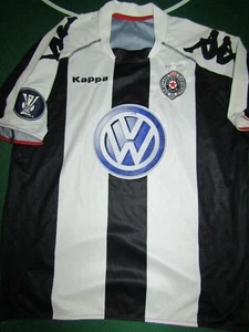FK Partizan Europa League match worn? jersey Kappa - Picture 1 of 5