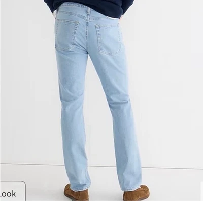New J.Crew 770 straight fit stretch jean in seven year wash Sz 32x34 - Image 1 of 4