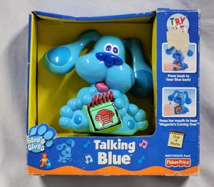 NUEVO EN CAJA Fisher Price Talking Blue 6 pulgadas figura de plástico Blue’s Clues 2000 - Imagen 1 de 5