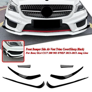 Frontstoßstange Seitliche Entlüftung Dekor Für Benz CLA C117 AMG Line 2013-2015 - Picture 1 of 11