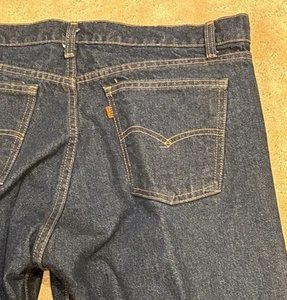 VTG Mens Levi's 505 Jeans Orange Tab Tag 40x32 New Feel Pristine Blue USA Made - Picture 1 of 7