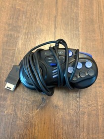 InterAct Eclipse Pad Sega Saturn Controller SV-461A Programmable 6-Button Black