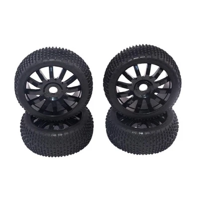4 Pieces RC Wheels And Tyres 1/8 Scale Car For HSP HPI - Image 1 of 3