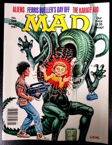 Mad Magazine, "Aliens" No. 268, January 1987 Vintage - Picture 1 of 3