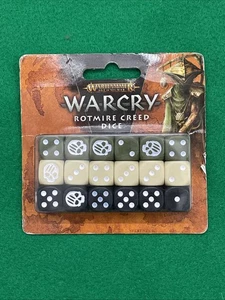 Warhammer Age Of Sigmar Warcry Rotmire Creed Dice - Picture 1 of 2