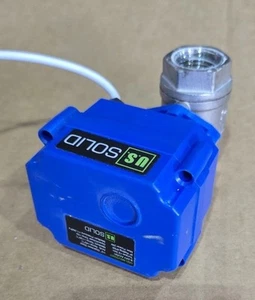 U.S. Solid Motorized Ball Valve 1/2 in SS 9-24V AC/DC - Picture 1 of 7
