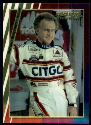 1994 Maxx Premier Plus Morgan Shepherd Wood Brothers Racing #12 - Image 1 of 2