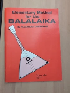 Elementary Method for the Balalaika Softback Book Vintage  - Picture 1 of 6