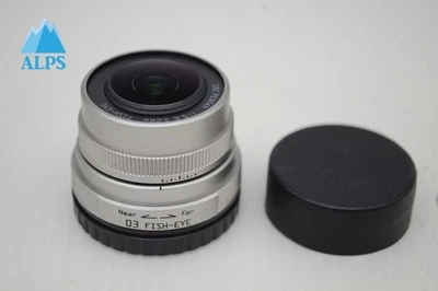 [Near mint] PENTAX 03 FISH-EYE 3.2mm F5.6 Silver MF Lens for Q Series #251203q - image 1 of 4