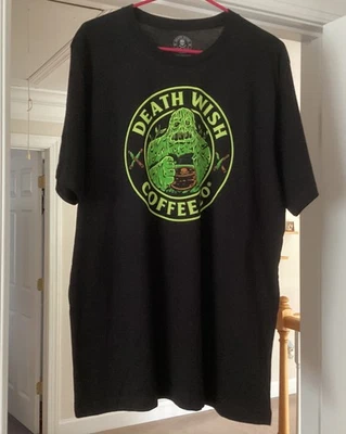 Death Wish Coffee Co.   T-Shirt  “Swamp Thing”  Size XL , Graphic Tee,  New - Image 1 of 4