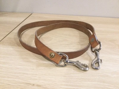 Alça de substituição vintage Dooney and Bourke couro marrom/natural para bolsa - Imagem 1 de 4