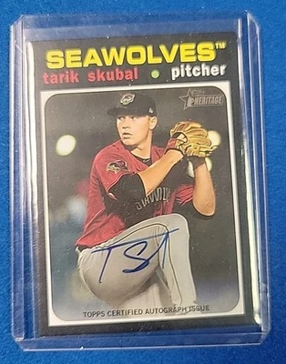 2020 Topps Heritage Minor League Real One Auto Tarik Skubal #ROA-TS Auto - Image 1 of 2