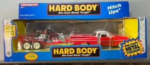 1/32 Tootsie Toy Hard Body Hitch Ups ‘59 Chevy El Camino w/ Motorcycle/Trailer - Picture 1 of 12
