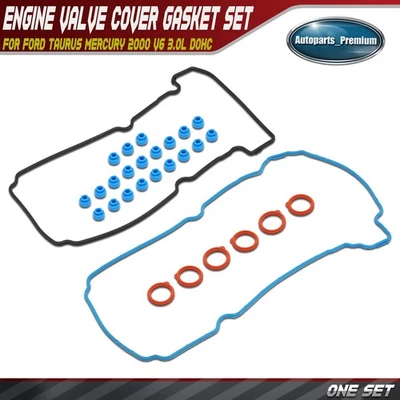 Engine Valve Cover Gasket Set for Ford Taurus Mercury Sable 2000 V6 3.0L DOHC - Image 1 of 4