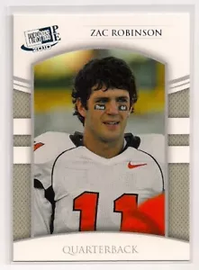 2010 ZAC ROBINSON PRESS PASS PE *BLUE* "PRESS ON" ROOKIE OKLAHOMA STATE COWBOYS - Picture 1 of 1