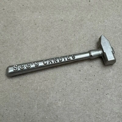 Pisapapeles See's Candies Toffee Hammer publicidad metal fundido Foto 1 de 4