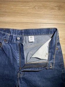Jeans Levis 517 Para Hombre 34x30 Azul Lavado Oscuro Corte Bota Denim Relajado De Colección Años 90 Y2K - Imagen 1 de 8