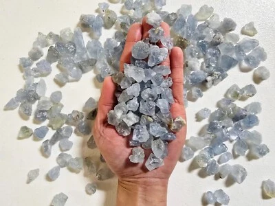 Celestite Crystal Bulk Wholesale Celestine Rough Stones from Madagascar - Image 1 of 4