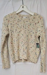 ARIZONA Sweater Big Kids Plus 2XL /20.5 Speckled Confetti Creme Brulee NEW - Picture 1 of 10