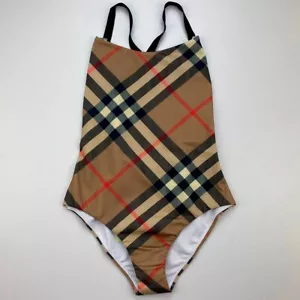 Costume da bagno donna BURBERRY pezzo unico costume da bagno vintage stampa quadri - Foto 1 di 8