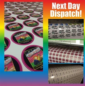 Custom Vinyl Sticker Sheet Printing Your Design A4 Labels Branding & Images - Picture 1 of 5
