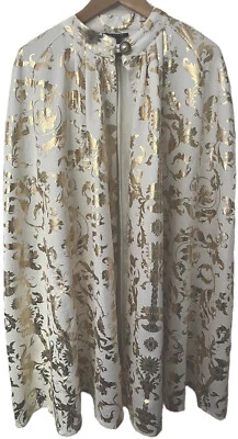 Capa floral Ashley Stewart ouro branco tamanho 18/20 - C1 - Imagem 1 de 4