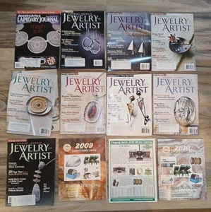 Lot 9 Lapidary Journel Jewerly Artist Magazine & 3 Lapidary Supply Catalogs - Imagen 1 de 14