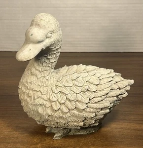 Goose Statue Garden Yard Lawn Decor Resin 6” x 7” - Picture 1 of 8