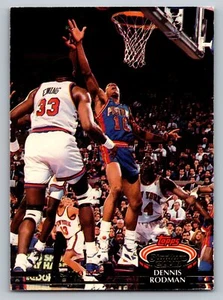 1992 Stadium Club #314 Dennis Rodman Detroit Pistons - Picture 1 of 2