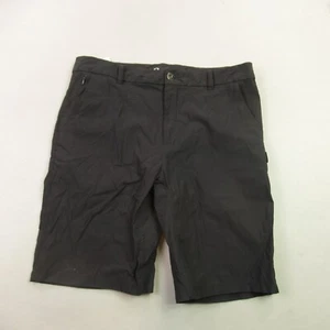 Oakley Shorts Mens 34 Pocket Button Lightweight Outdoors Chino Black - Picture 1 of 11