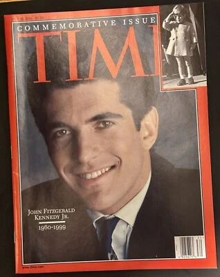 Time Magazine Commemorative Issue JULY 26 1999 - JOHN FITZGERALD KENNEDY JR. - Image 1 of 2