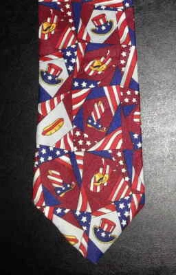 Botas de caubói American Classics gravata EUA bandeiras chapéus vermelho branco azul novo na caixa t3610  - Imagem 1 de 4