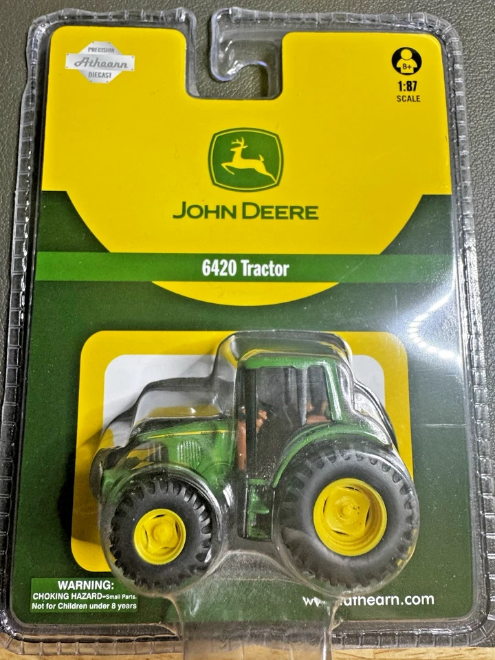 Athearn 1/87 John Deere 6420 Tractor HO Scale Item #7703 New in Package - Image 1 of 3