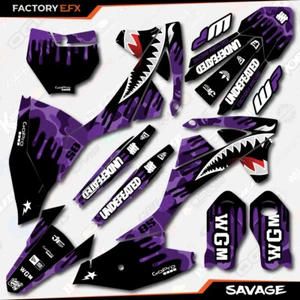 Purple camo Savage Camo Racing Graphics Kit fits KTM 18-24 Sx85 Sx 85 Decal - Picture 1 of 2