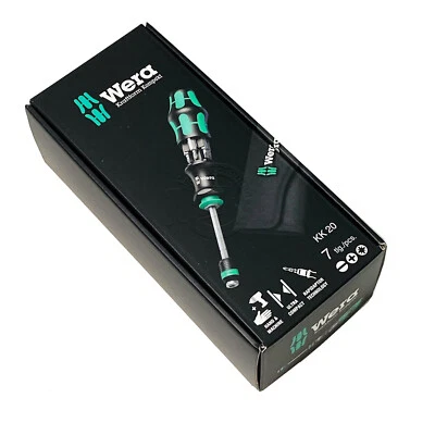 Wera Telescoping Screwdriver Kraftform Kompakt Bit Holder Set with Pouch KK 20 - Image 1 of 4