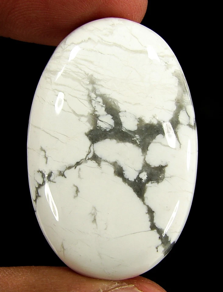 70.80 CT Natürlich Weißer Howlith Lose Edelstein Cabochon Wire Wrap Stein - - Bild 1 von 2