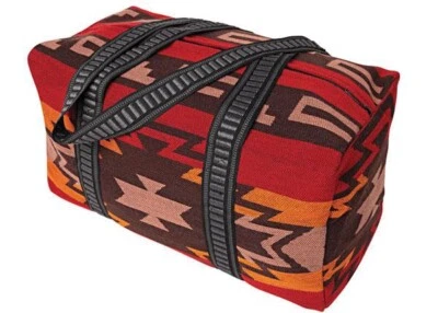 Southwest Weekender Bag, Red Southwest Blanket Pattern, Carry On Bag 18” - Image 1 of 3