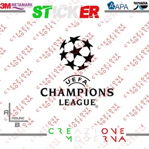 ADESIVO STICKER LOGO UEFA CHAMPIONS LEAGUE MISURE PERSONALIZZATE - Foto 1 di 2