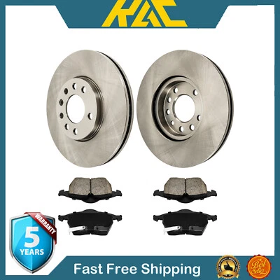 34140 819 Front Disc Rotors & Ceramic Pads for Saturn LS LS1 LW1 L100 L200 L300 - Image 1 of 4