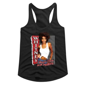 Whitney Houston I Wanna Dance With Somebody Women's T Shirt R & B Pop Music - Picture 1 of 3