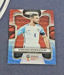 2018 Panini Prizm World Cup - Red/Blue Wave Prizm - Jordan Henderson #70