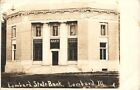 LOMBARD, IL, STATE BANK original real photo postcard rppc ILLINOIS c1910