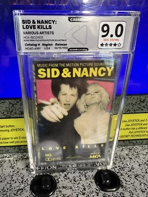 1986 Sid & Nancy Love Kills Sealed Cassette Rewind Certified 9.0 Seal Rating 4/5 - Image 1 of 4