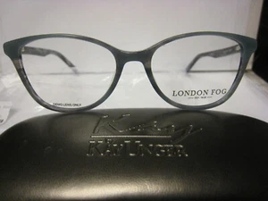 NEW London Fog   BROOKE BLUE 51- 16-135 mm  Eyeglass Frame & Generic Case - Picture 1 of 4
