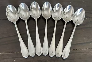 Lot Of 7 Gorham 18/8 Korea Stainless Flatware Teaspoon - Picture 1 of 5