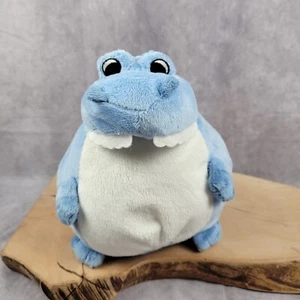 Unipak Blue Dinosaur Rattle Teeth Plump Chubby Baby Plush Stuffed Animal #2345  - Picture 1 of 15