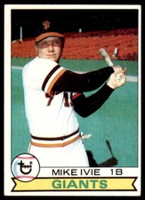 1979 Topps Baseball Card Mike Ivie D San Francisco Giants #538