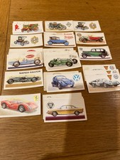 History of The Motor Car Brooke Bond Tea cards x 27